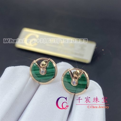 Cartier Amulette De Cartier Earring Xs Malachite (5)