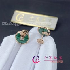 Cartier Amulette De Cartier Earring Xs Malachite (6)