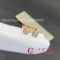 Cartier d'Amour earrings xs rose gold diamond B8301214