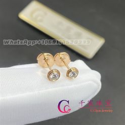 Cartier Damour Earrings Xs Rose Gold Diamond B8301214 (3)