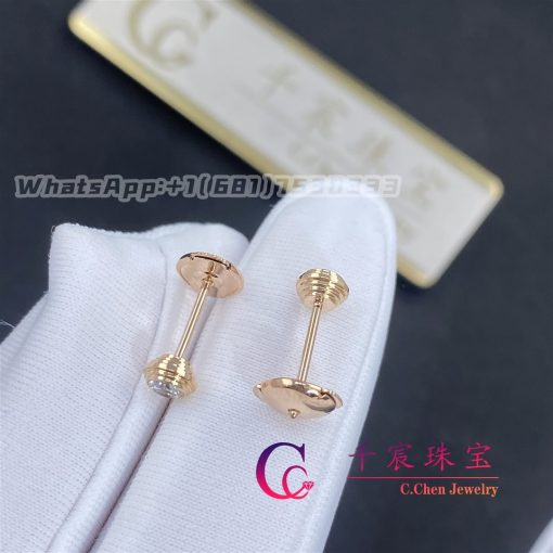 Cartier Damour Earrings Xs Rose Gold Diamond B8301214 (5)