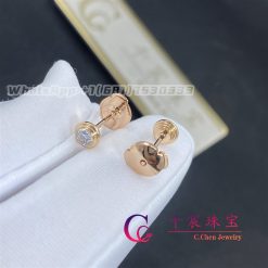 Cartier Damour Earrings Xs Rose Gold Diamond B8301214 (6)