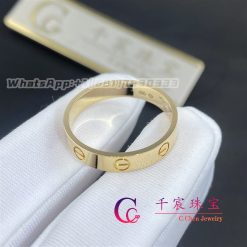 Cartier Love Wedding Band 18k Yellow Gold B4085000 (3)