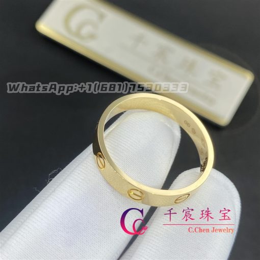 Cartier Love Wedding Band 18k Yellow Gold B4085000 (4)