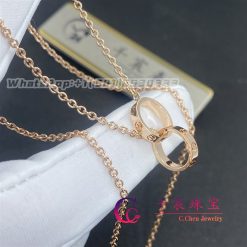 Cartier Love Necklace In 18k Rose Gold B7212300 (5)