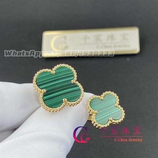 Van Cleef & Arpels Magic Alhambra Between the Finger ring 18K yellow gold, Malachite VCARO3MI00