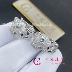 Cartier Panthere De Cartier Earrings White Gold Diamonds N8503200 (2)