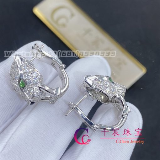 Cartier Panthere De Cartier Earrings White Gold Diamonds N8503200 (4)