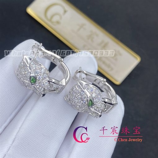 Cartier Panthere De Cartier Earrings White Gold Diamonds N8503200 (6)