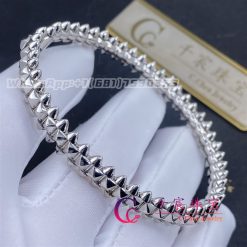 Cartier Clash De Cartier Bracelet Medium 18k Model White Gold B6065717 8mm (5)