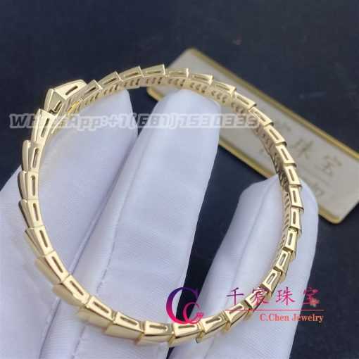 Bulgari Serpenti Viper One Coil 18 Kt Yellow Gold Bracelet 360714 (5)