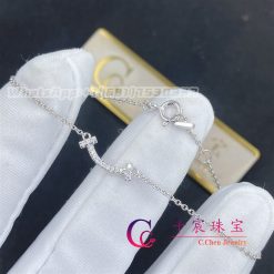 Tiffany T Smile Bracelet In White Gold With Diamonds (2)