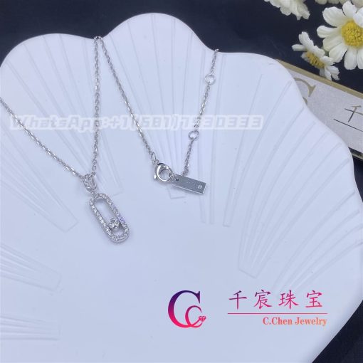 Messika Move Uno Pave Lm White Gold For Her Diamond Necklace 12058 Wg (4)