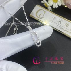 Messika Move Uno Pave Lm White Gold For Her Diamond Necklace 12058 Wg (6)