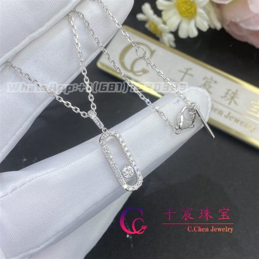 Messika Move Uno Pave Lm White Gold For Her Diamond Necklace 12058 Wg (8)