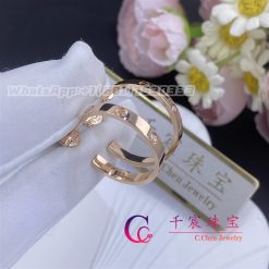 Cartier Love Earrings In 18k Rose Gold And Diamond B8301433 (4)