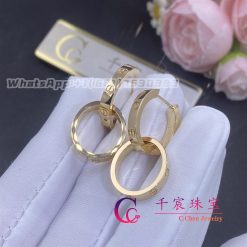 Cartier Love Earrings 18k Yellow Gold B8301499 (6)