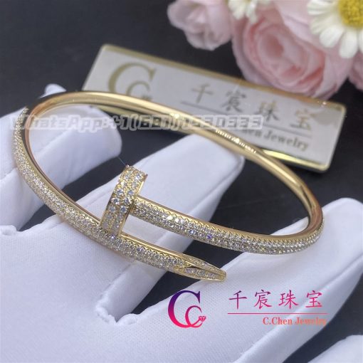 Cartier Juste Un Clou Bracelet Yellow Gold, Diamonds N6709817