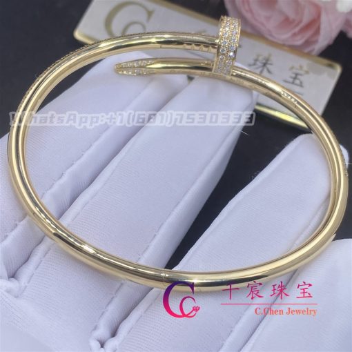 Cartier Juste Un Clou Bracelet Yellow Gold Diamonds N6709817 (5)