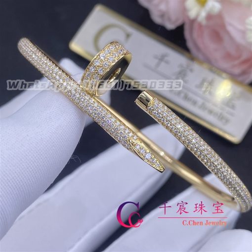 Cartier Juste Un Clou Bracelet Yellow Gold Diamonds N6709817 (6)