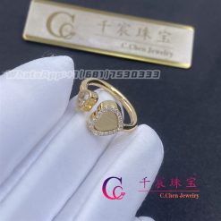 Chopard Happy Hearts Golden Hearts Ring Yellow Gold And Diamonds 82a107 0900 (1)