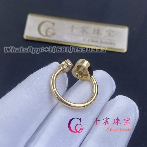 Chopard Happy Hearts Golden Hearts Ring Yellow Gold And Diamonds 82a107 0900 (4)