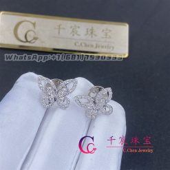 Graff Butterfly Silhouette Diamond Mini Stud Earrings Rge1574 (4)