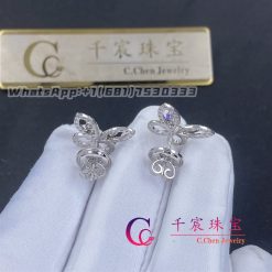 Graff Butterfly Silhouette Diamond Mini Stud Earrings Rge1574 (6)