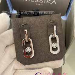 Messika So Move Xl Pendant Earrings White Gold For Her Diamond Earrings 13132 Wg (1)