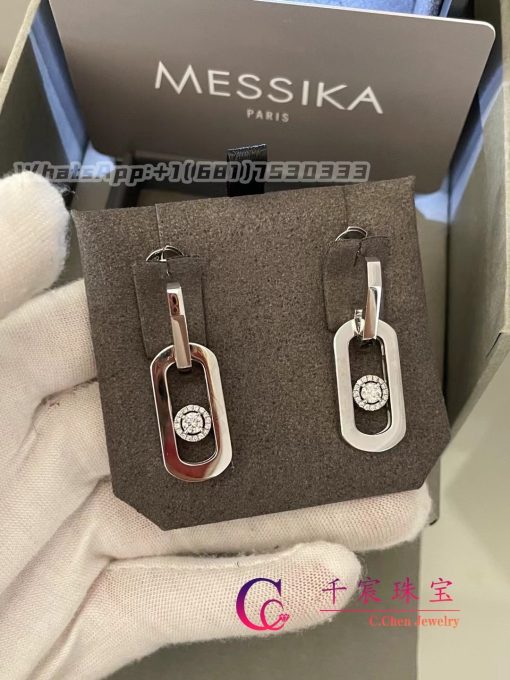 Messika So Move Xl Pendant Earrings White Gold For Her Diamond Earrings 13132 Wg (1)