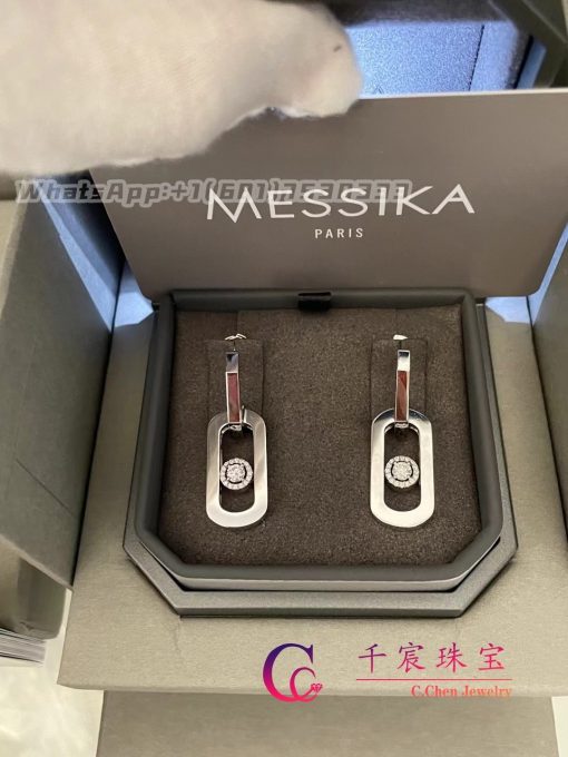 Messika So Move Xl Pendant Earrings White Gold For Her Diamond Earrings 13132 Wg (4)