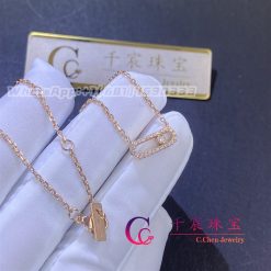 Messika Move Uno Pave Pink Gold For Her Diamond Necklace 04708 Pg (4)