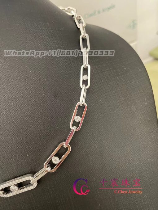 Messika Move Link White Gold For Her Diamond Necklace 12853 Wg (2)