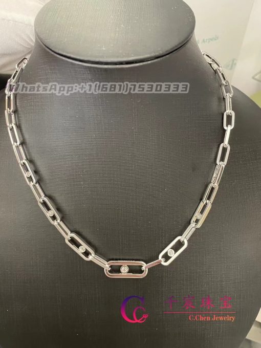 Messika Move Link White Gold For Her Diamond Necklace 12853 Wg (3)