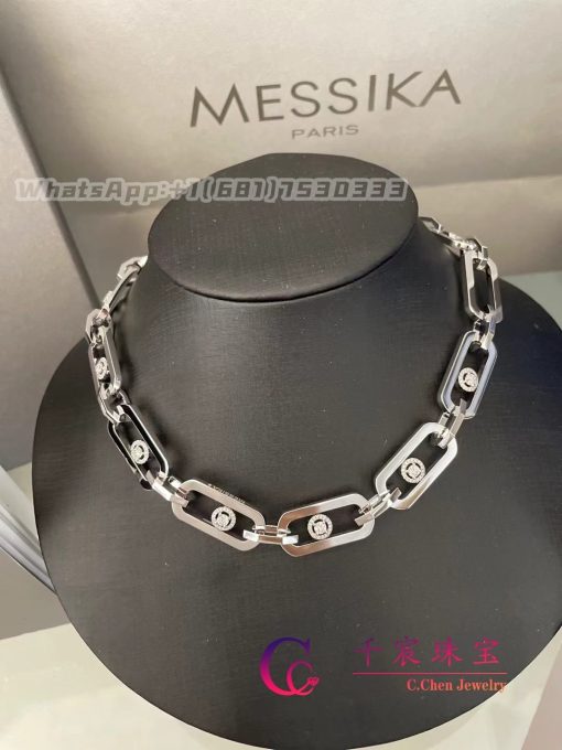 Messika So Move XL White Gold For Her Diamond Necklace 13080-WG