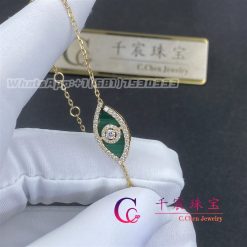 Messika Lucky Eye Malachite Yellow Gold For Her Diamond Bracelet 12888 Yg (1)