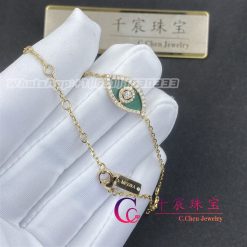 Messika Lucky Eye Malachite Yellow Gold For Her Diamond Bracelet 12888 Yg (3)