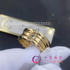 Bulgari B Zero1 Three Band Ring In 18 Kt Yellow Gold 323516 (2)