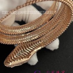 Bulgari Serpenti Two Coil 18 Kt Rose Gold Bracelet 358431 (2)