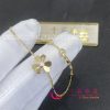 Van Cleef & Arpels Frivole bracelet, mini model 18K yellow gold, Diamond VCARPJMM00