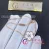 Van Cleef Arpels Lucky Spring Bracelet Plum Blossom 18k Rose Gold And Mother Of Pearl Vcarp9v900 (1)