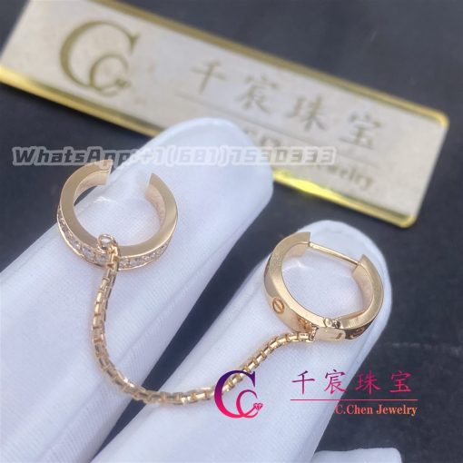 Cartier Love Single Earring Rose Gold (6)