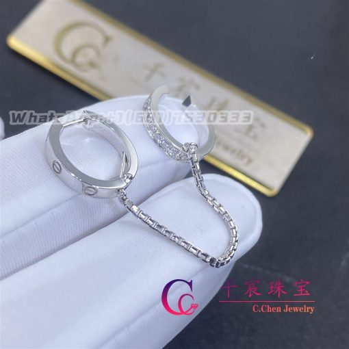 Cartier Love Single Earring White Gold (6)