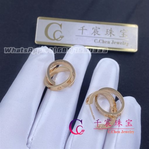 Cartier Love Earrings 18k Rose Gold N8515240 (3)