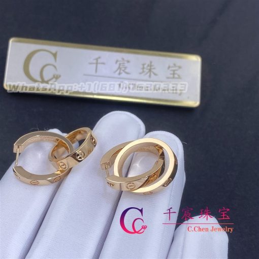 Cartier Love Earrings 18k Rose Gold N8515240 (5)