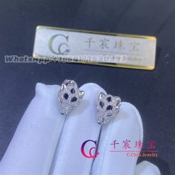 Cartier Panthere De Cartier Earrings 18k White Gold N8515269 (3)