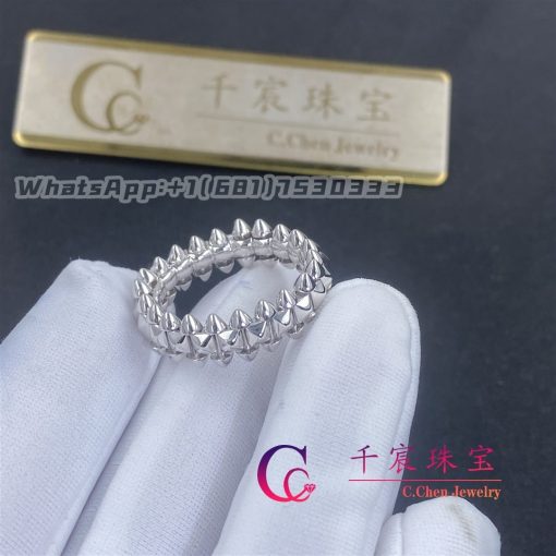 Cartier Clash De Cartier Ring Small Model Rhodiumized White Gold B4233100 (6)