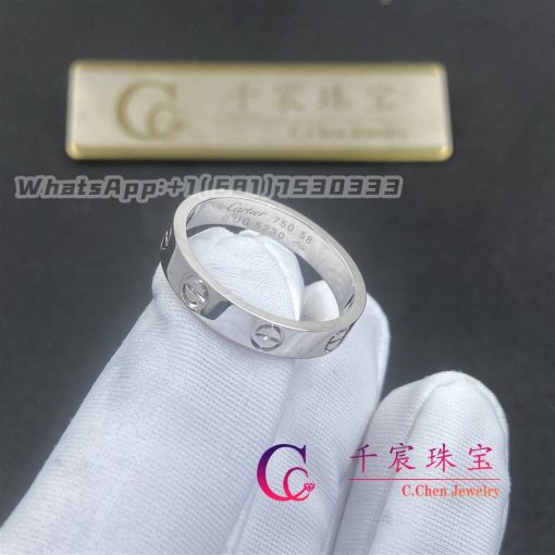 Cartie Love Wedding Band White Gold B4085100 (4)