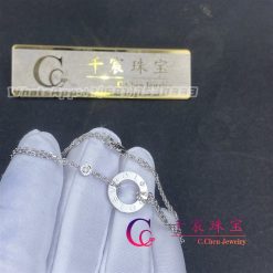 Cartier Love Bracelet White Gold Diamonds B6038100 (5)