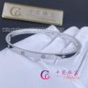 Cartier Love Bracelet, Small Model 18K White Gold and 10 Diamonds B6048017